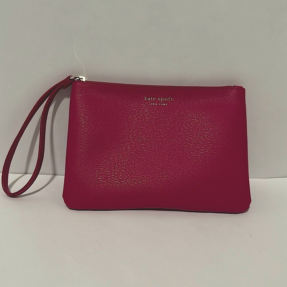 Kate Spade Hot Pink Wristlet Like New